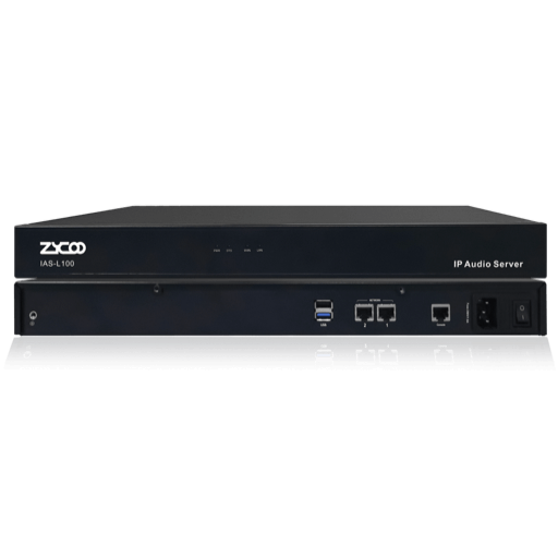 Zycoo-IP-Audio-Server-IAS-L100 main view