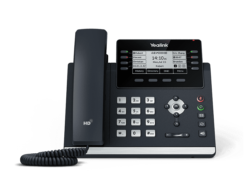 Yealink-T43U-IP-Phone main view