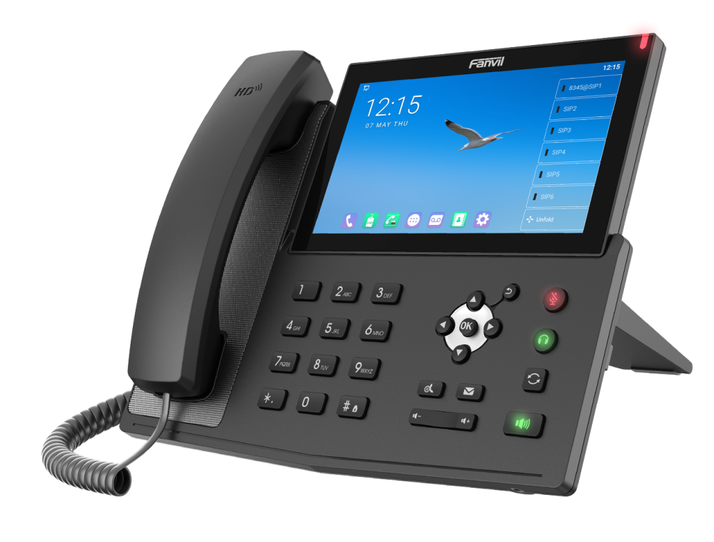 Fanvil-X7A-Android-Touch-Screen-IP-Phone view a