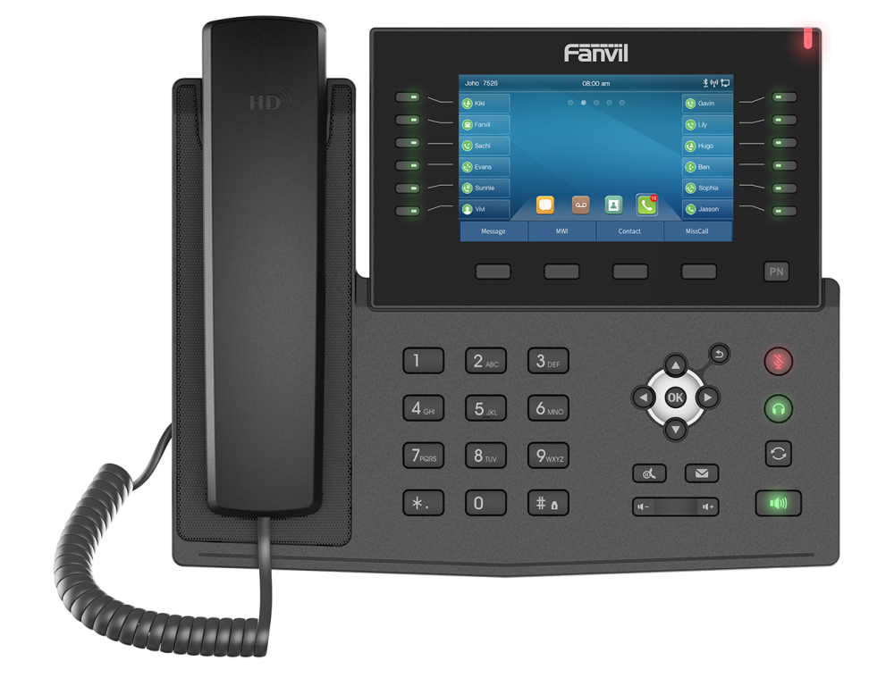 Fanvil-X7C-Enterprise-IP-Phone main view