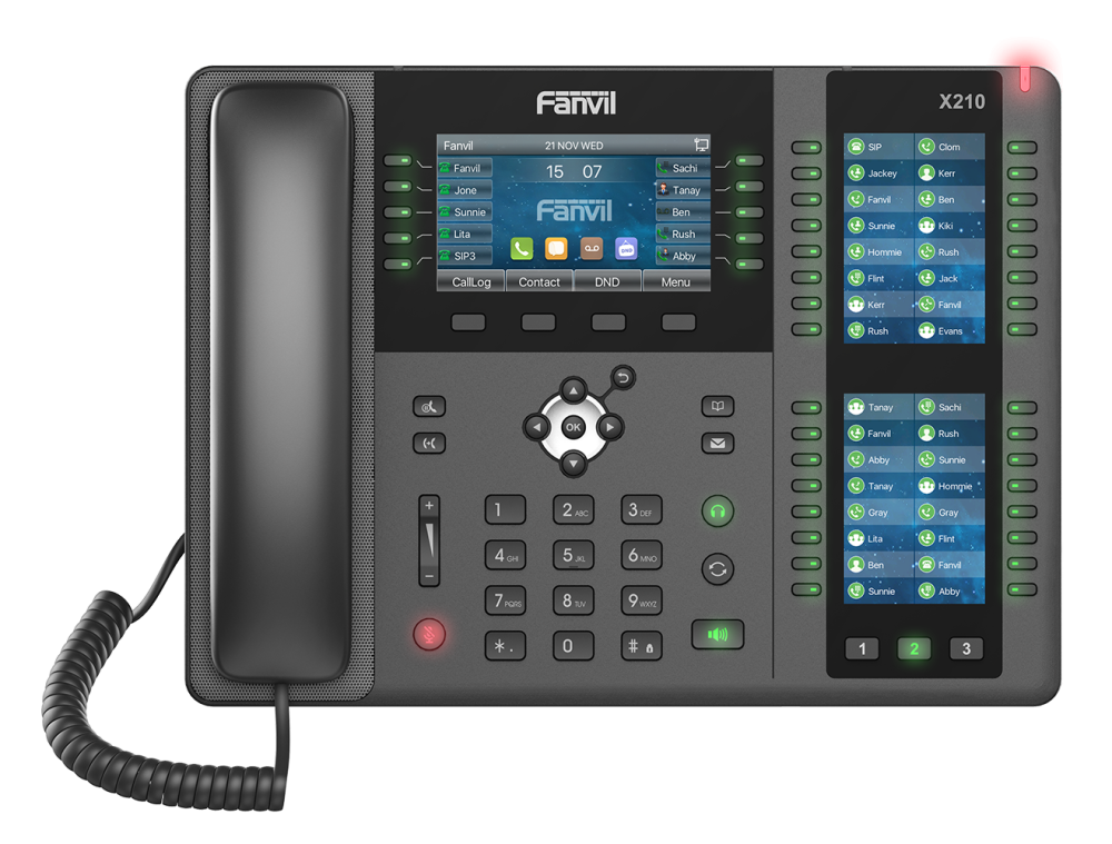 Fanvil-X210-High-end-Enterprise-IP-Phone main view